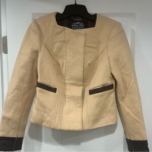 NWT Blanc Noir Tan and Brown Blazer Jacket